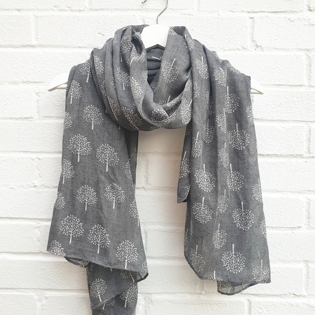 Mulberry Trees - Grey Scarf